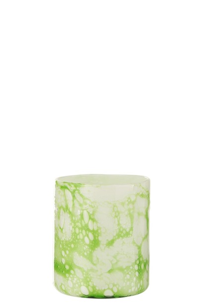 Vaas marmerlook groen/wit - 7