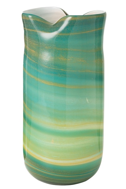 Decoratieve glazen vaas azur gold (diverse formaten) - 5