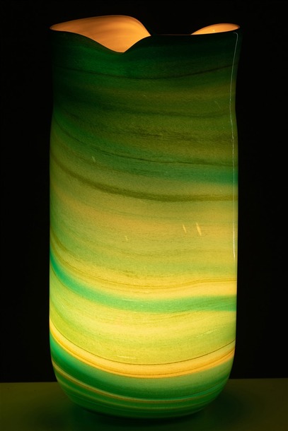 Decoratieve glazen vaas azur gold (diverse formaten) - 4