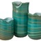 Decoratieve glazen vaas azur gold (diverse formaten) - 0
