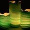 Decoratieve glazen vaas azur gold (diverse formaten) - 2
