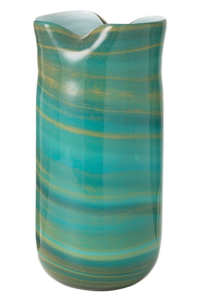 Decoratieve glazen vaas azur gold (diverse formaten) - 1
