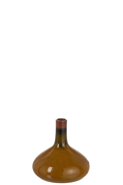 Vaas vintage caramel/oker - 6
