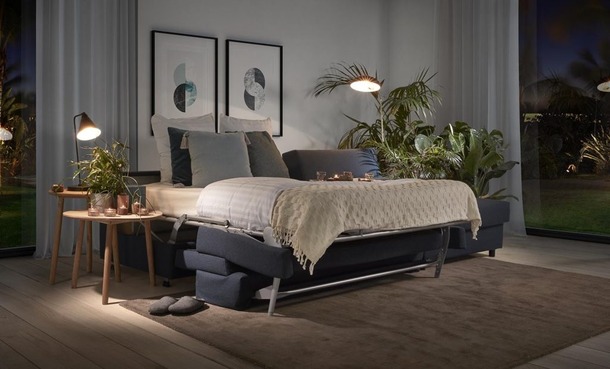 Sofabed zetelbed Dave (2-zit met of zonder longchair) - 1