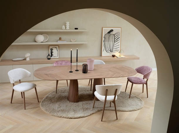 Mobitec tafel Blossom (massief hout of mozaïek) - 0