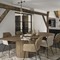 Mobitec asymmetrische tafel Dolmen (met visgraatmotief) - 9