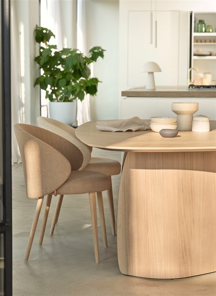 Mobitec asymmetrische tafel Dolmen (met visgraatmotief) - 7