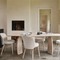 Mobitec asymmetrische tafel Dolmen (met visgraatmotief) - 5