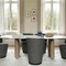 Mobitec asymmetrische tafel Dolmen (met visgraatmotief) - 3