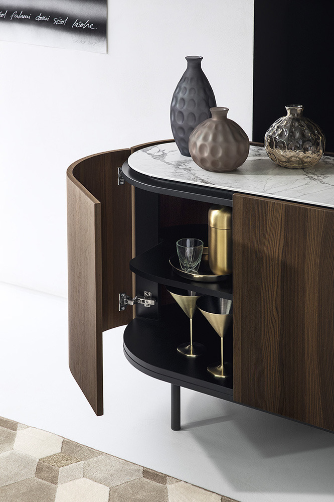 calligaris dressoir lake detail