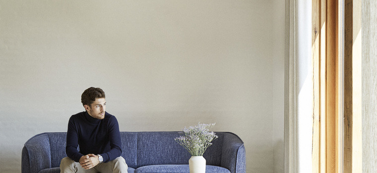flexlux belle stof blauw