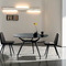 sovet arkos ronde tafel zwart glas