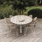 tafel curve en stoelen fizz outdoor